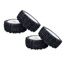 4PCS/set RC 1:8  Car Buggy Foam Rubber Tyre Tires & Wheel Rim
