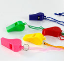 Lot of 24 Plastic Whistle & Lanyard Emergency SurvivalOZHigh Qualityã€NewME
