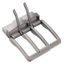 2x Reversible Single Prong Rectangle Belt Buckle Metal Buckle Replacements