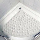 Corner Shower Mat Sector Rubber Anti-Slip Quadrant Bath Mat Anti-Bacterial  O7K3