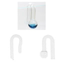 2Pcs Aquarium Crystal Glass CO2 Detector CO2 Concentration Indicator 1#