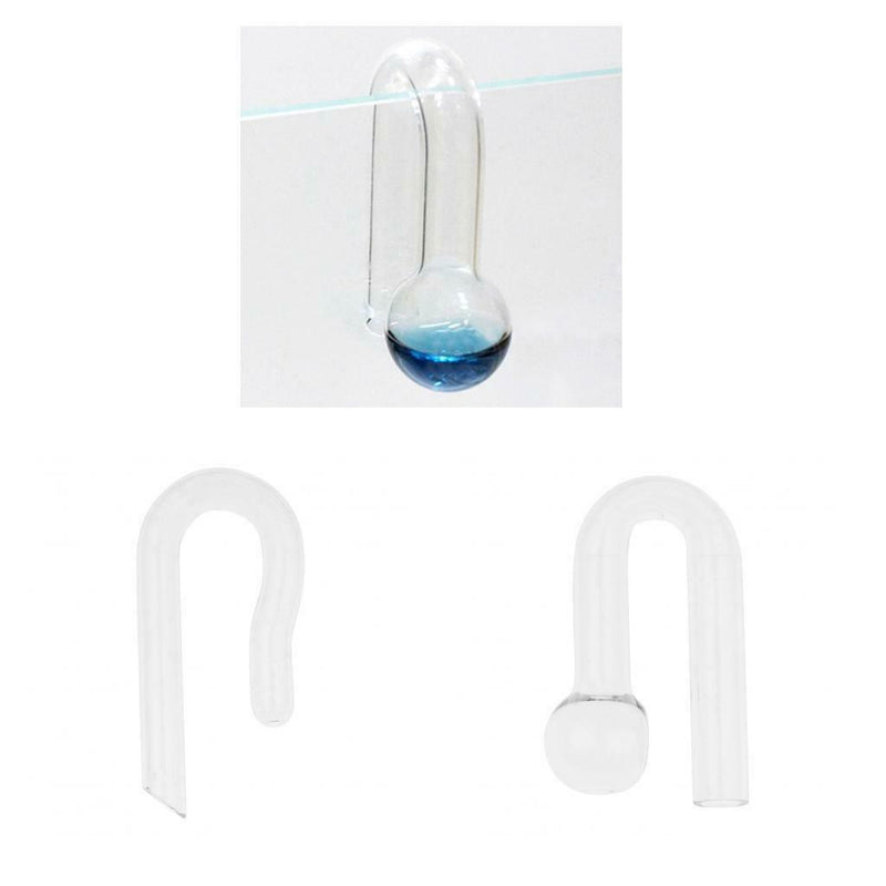 2Pcs Aquarium Crystal Glass CO2 Detector CO2 Concentration Indicator 1#