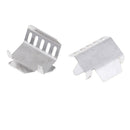 2x Stainless Steel Chassis Alxe Skid Plate for 1/10 Traxxas RC Rock Crawlers