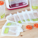 10X Resealable Fresh Squeezed Pouches Baby Weaning Food Puree Reusable Squeez OZ