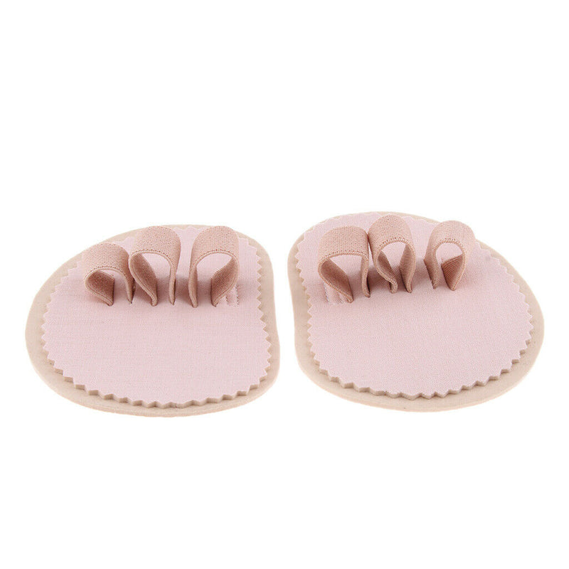 1 Pair Overlapping Toe Crooked Hammer Toes Triple Straightener Corrector Pads