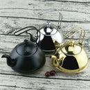 2L Tea Kettle Coffee Pot Steel Stovetop Teapot Stove Teakettles Silvery