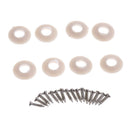 4 String Guitar String Button Brown Tuning Pegs Machine Heads Pack Of 4
