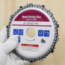 4.5 Inch Yellow Circular Saw Blade Chainsaw Chain Wood Carving Disc Woodwor