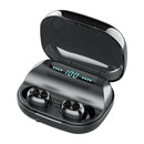 Bluetooth V5.0 Earphones Touch Control Wireless Headphones With LED Display
