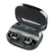 Bluetooth V5.0 Earphones Touch Control Wireless Headphones With LED Display