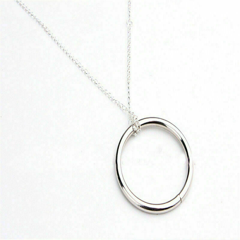 Fancy Magic Ring and Chain Cool Magic Trick Props Metal On Chain T8D5 D3F3 D0N4