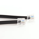 1-meter Six-pin RJ12 Flat Phone Line 6P6C Green Copper 6-PIN Phone Line Cy