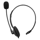 3.5mm Wired Monaural Headset with Noise Cancelling Mic for PS4 Controller