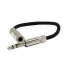 6.35mm 1/4 inch Male to 6.35mm 1/4 inch Female Audio Jack Adapter