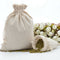 50Pcs Handmade Muslin Cotton and Linen Drawstring Packaging Gift Bags for C G1K9