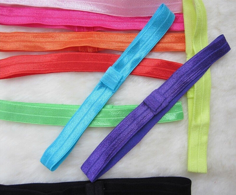 10x Colorful Baby Girl Headband Headwear Elastic Hair Band Hairband Headdress Z