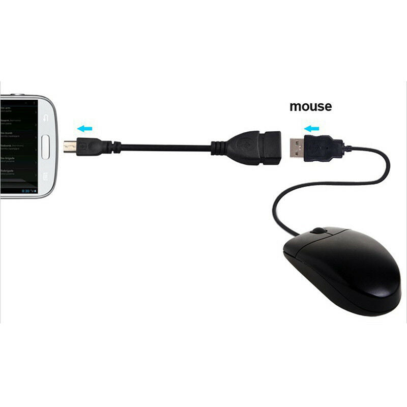 Micro USB to USB OTG Cable Adapter For Smart Android Mobile Phone Tablet PC  Z