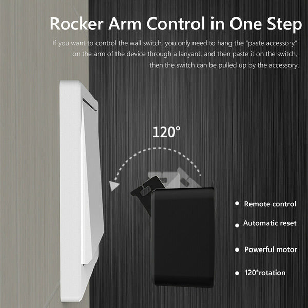 Bluetooth 5.0 Smart Button Pusher for Garage Wall Switch App Timer Control
