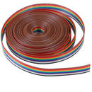 5 meters/lot Ribbon Cable 10 WAY Flat Cable Color Rainbow Ribbon Cable W nw3C