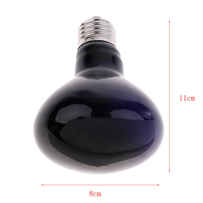E27 220-240V Reptile Night Heat Lamp 40W Low Light Heat Source Natural Moonlight