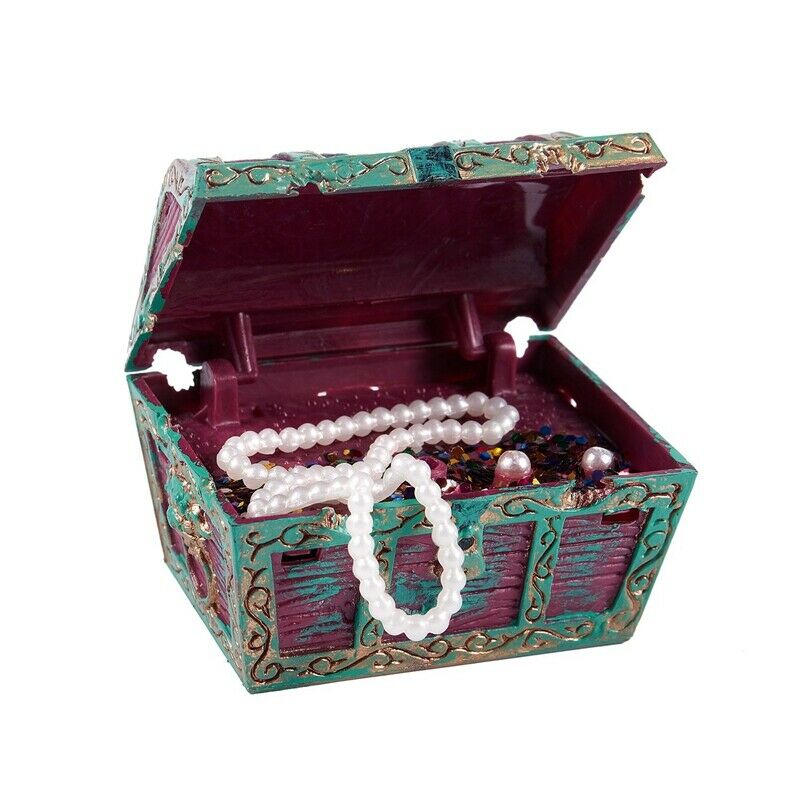 Aquarium Decoration Treasure chest Treasure chest Pirate chest Chest with a