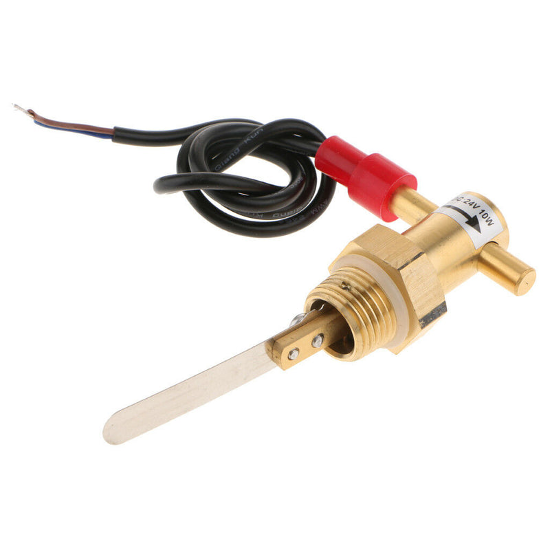 Quality Brass Water Flow On/Off Switch NO Normally Open DC24V 10W
