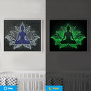 Buddha Statue Cross Stitch Mosaic Luminous Diamond Painting 5D Full Drill
