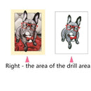 Puppy Wear Glasses Dog DIY 5D Diamond Painting Embroidery Cross Stitch Kits