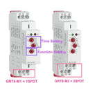 GRT8-M1 16A Multifunction Timer Relay with 10 Function Choices AC 230V Time