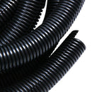 20 Ft 1 inch Split Wire Loom Conduit Polyethylene Tubing Black Color Sleeve G9Q2