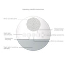 90x90x31mm White Noise Machine Sound Spa Easy Sleep Baby Rain Relax Therapy