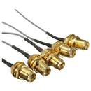 5 Pcs 15cm SMA To IPEX RF Female Adapter Cable Connector