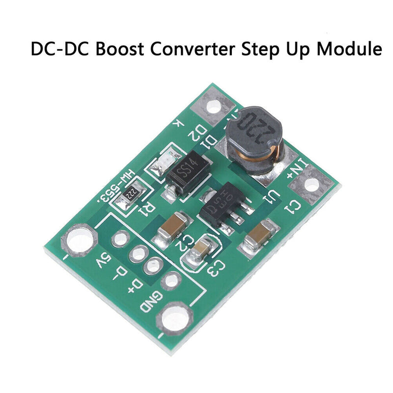 1Pc DC-DC boost converter step up module 0.9V-5V to 5V 500mA for arduino MP3 Gw