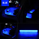 F8 RGB LED Car Interior Atmosphere Lights Sound Activated with Remote (5V)