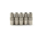 5PCS Coaxial Coax RF Adapter Connectors TV PAL Male Plug to "F" Female LJ