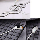 8Pcs Cute Music Theme Tea Stirring Spoon Coffee Spoon Stainless Steel Note  D5M5