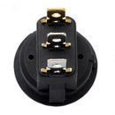 3 Models LED DIY Round Light Rocker Switch Power Button Switches (Green)