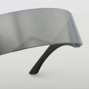 4Pcs Fashion Futuristic Wrapped Around Sunglasses Cyberpunk Shades Eyewear