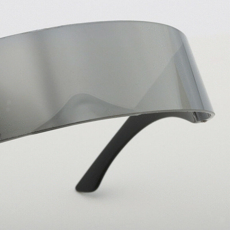 4Pcs Fashion Futuristic Wrapped Around Sunglasses Cyberpunk Shades Eyewear