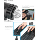Mini Computer Vacuum USB Keyboard Cleaner PC Laptop Dust Brush (Black)