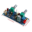 Single Power DC 9-32V Low Pass Filter Bass Subwoofer Pre-AMP Amplifier Board new
