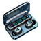 F9-9 TWS Bluetooth Waterproof LED Display Touch Control Earphones with Mic