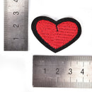 Heart Iron On Patch Embroidered Applique Sewing Label Clothes Stickers Appare ME