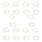 Replacement Earmold Earbud for Two Way Radio Acoustic Coil Tube Earpiece - Ear