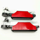 2pcs Car Wind Power Light 8-LED Wind Energy Powered Light for Motorcycles Trucks