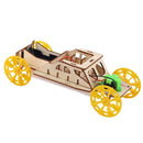Fun Creative DIY Wood Car Materials Kit Early Education Assembly Toys