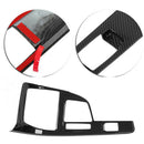 Carbon Fiber Style Abs Updated Car Styling Gear Shift Panel Cover Trim for