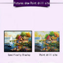 5D DIY Colorful Village Diamond Embroidery Painting Full Drill Cross Stitch