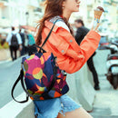 Women Oxford Travel School Bags Girls Anti Theft Backpacks (Multicolor) SN9F