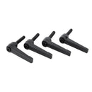4 x Black M8x40mm Metal L Adjustable Handle Lever Handle